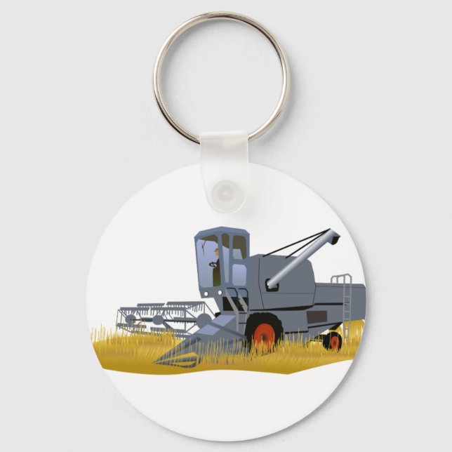 Combine Harvester Nyckelring (Framsida)