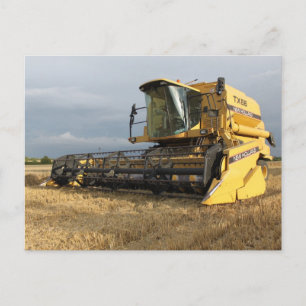 Combine Harvester Vykort