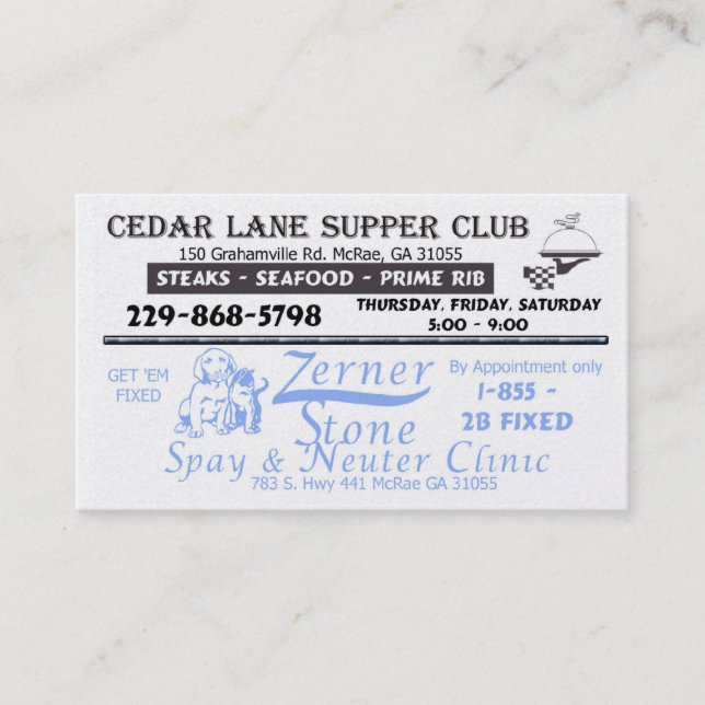 combo affärs-kort visitkort (Framsida)