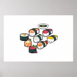 Combo affisch för Sushi