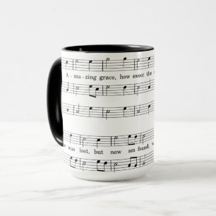 Combo beställnings- musikmugg för kaffe 15oz vid mugg