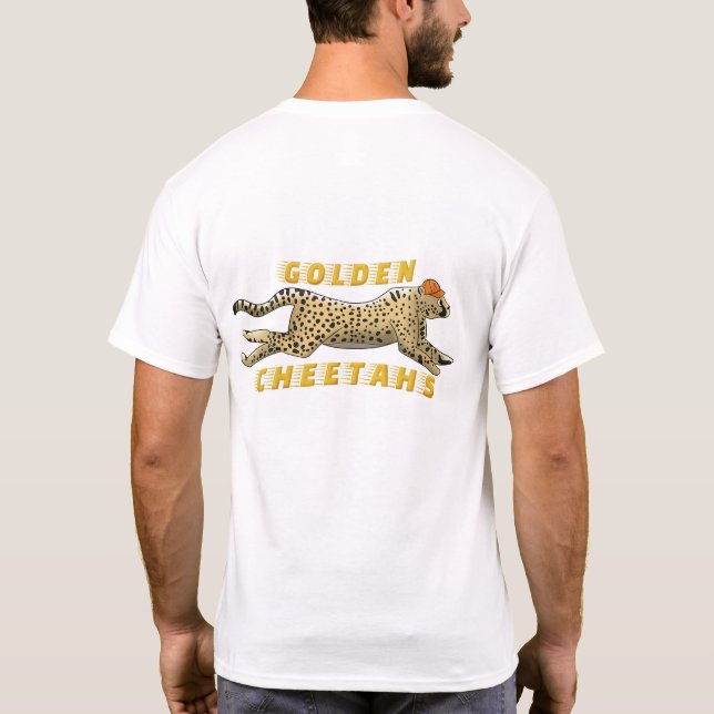 Combo - Dancing Bananas & Golden Cheetahs Shirt T Shirt (Baksida)