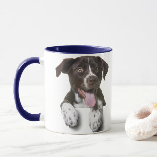 Combo-kaffe mugg,anpassningsbar-hund-foto mugg