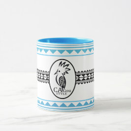 Combo mug Tribal cagou Style bleu Mugg