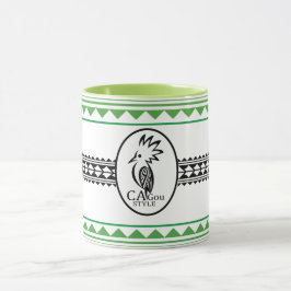 Combo mug Tribal cagou Style vert Mugg