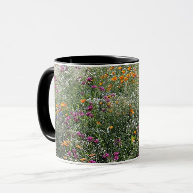Combo mugg 11oz för Montana vildblomma (Framsida vänster)