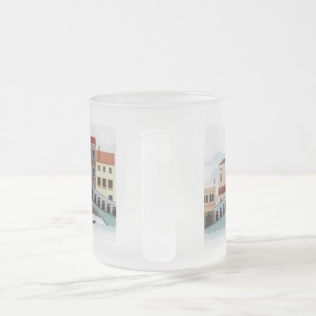 Combo Mugg, 15 oz Frostad Glasmugg (Handtag)