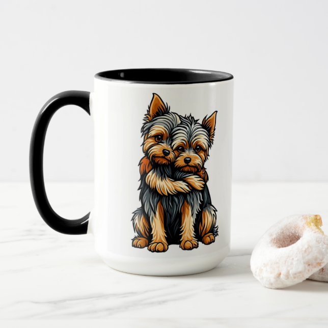 Combo Mugg, 15 oz Mugg (Med munk)