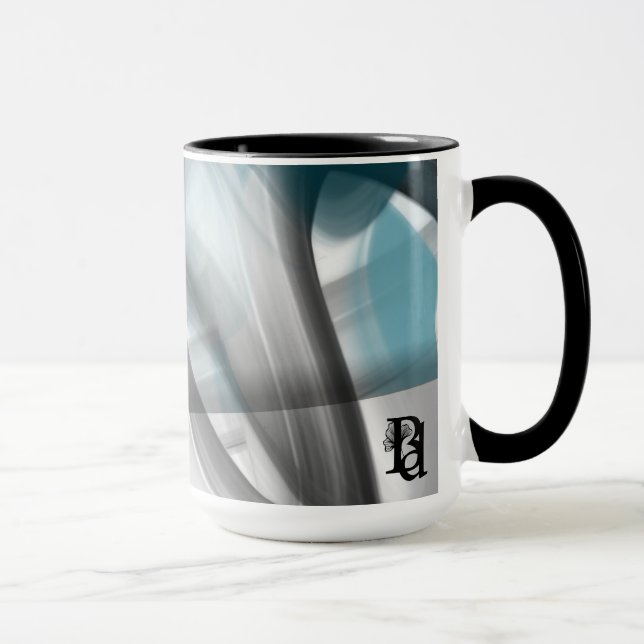 Combo Mugg Abstrakt Insida Decor Blue Ocean (Höger)