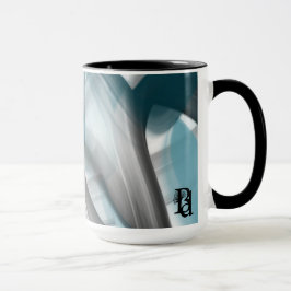 Combo Mugg Abstrakt Insida Decor Blue Ocean