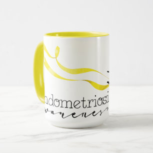 Combo mugg för Endometriosismedvetenhet