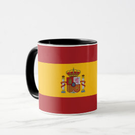 Combo Mugg i Konungariket Spanien Flagga