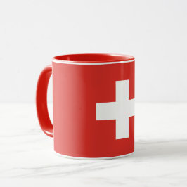 Combo Mugg i Schweiz Flagga
