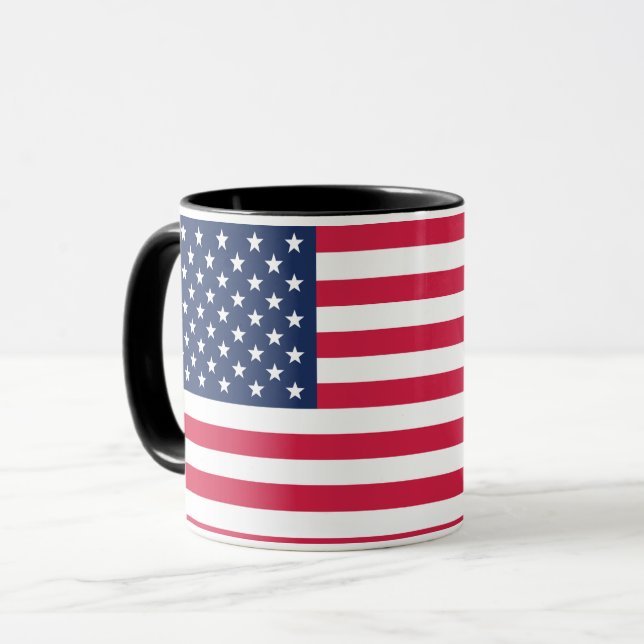 Combo Mugg i USA flagga (Framsida vänster)