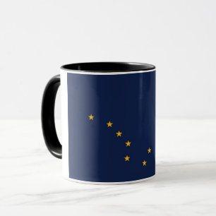 Combo Mugg med flagga Alaska, Förenta staterna