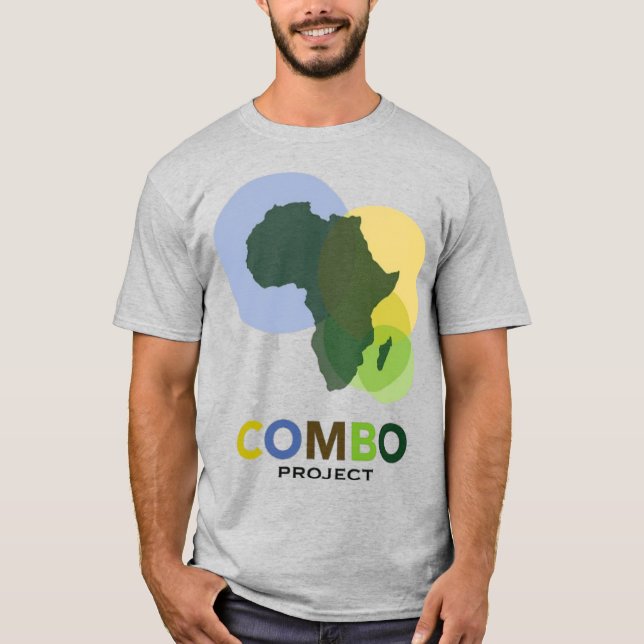 COMBO-projektet: Förbinder Afrika genom samarbete T Shirt (Framsida)