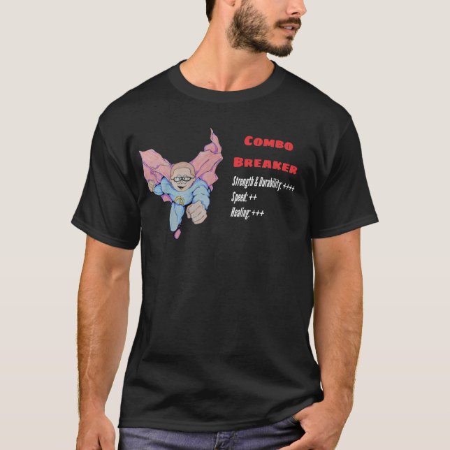Combo säkerhetsbrytarestatistik t shirt (Framsida)