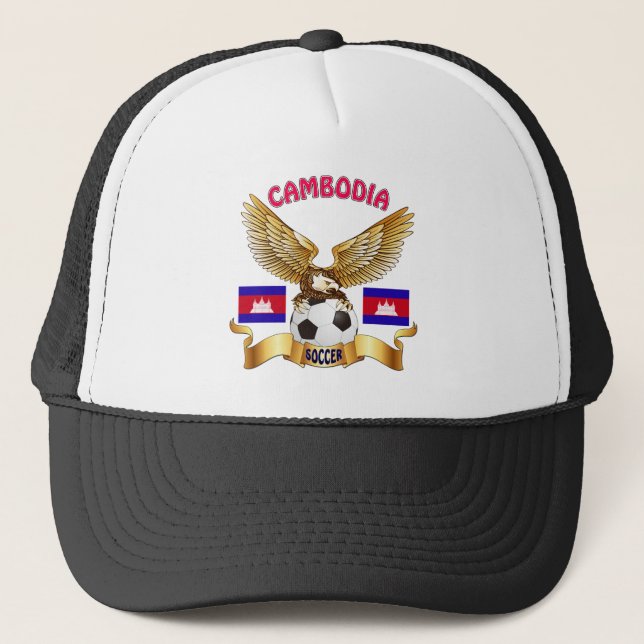 Combodia fotbolldesigner truckerkeps (Framsida)