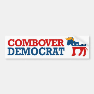 Combover Democrat -.png Bildekal