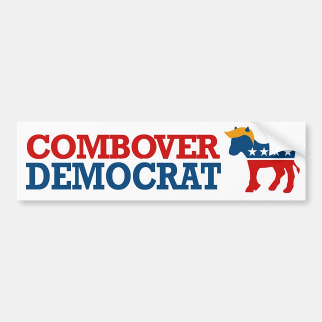 Combover Democrat -.png Bildekal (Framsidan)