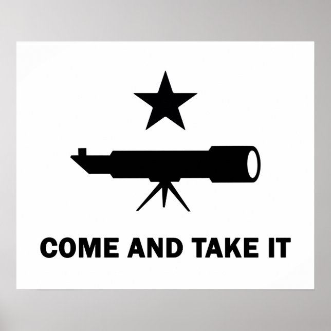 "Come and Take It" for Scientists Poster (Framsidan)