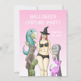 Come As You Are Halloweenfest Inbjudningar