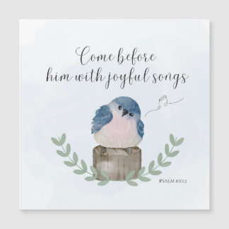 Come before him with joyful songs, Religious Gifts