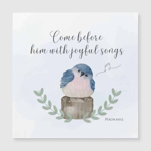 Come before him with joyful songs, Religious Gifts (Framsida)