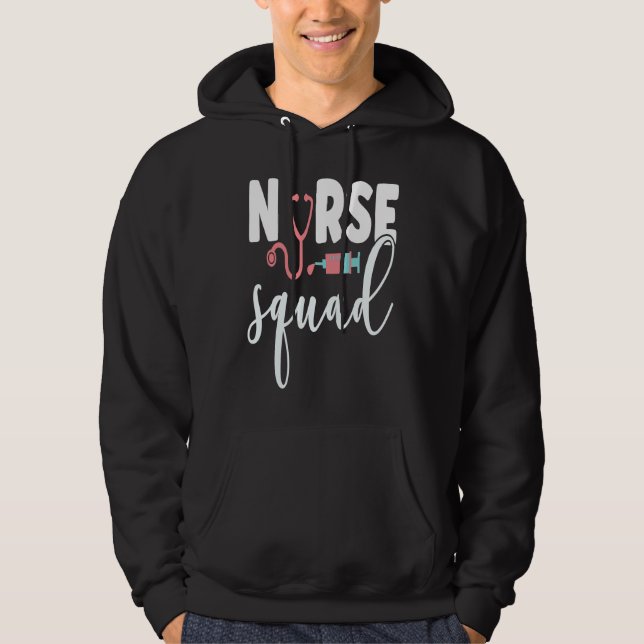 Come Join The Nurse Squad Hoodie (Framsida)