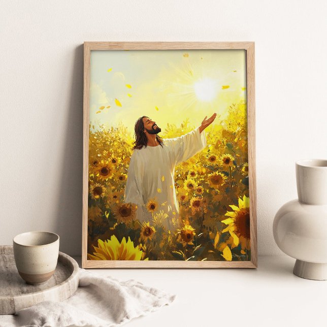 Come to His Light _ Sunflower Poster Bible Verse  (Skapare uppladdad)