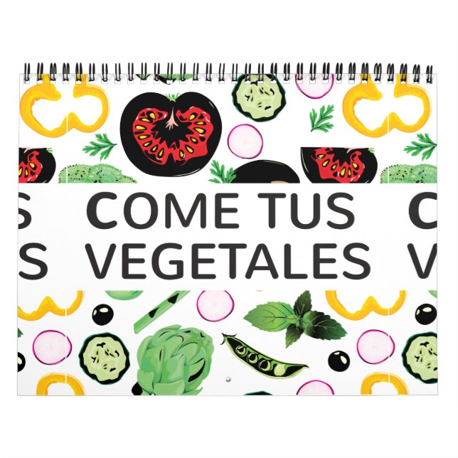 Come tus vegetales | Eat your vegetables Kalender (Omslag)