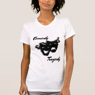 Comedy and Tragedy Masks Theater T Shirt