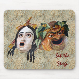 Comedy and Tragedy Mousepad Musmatta
