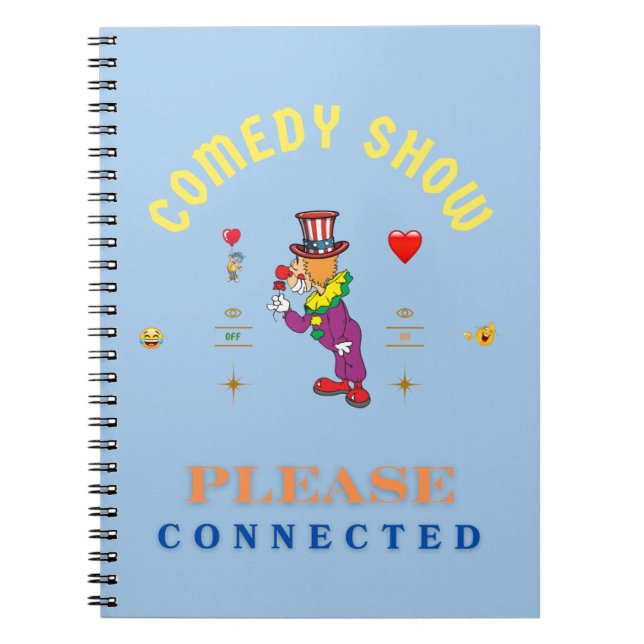COMEDY SHOW ANTECKNINGSBOK (Framsidan)