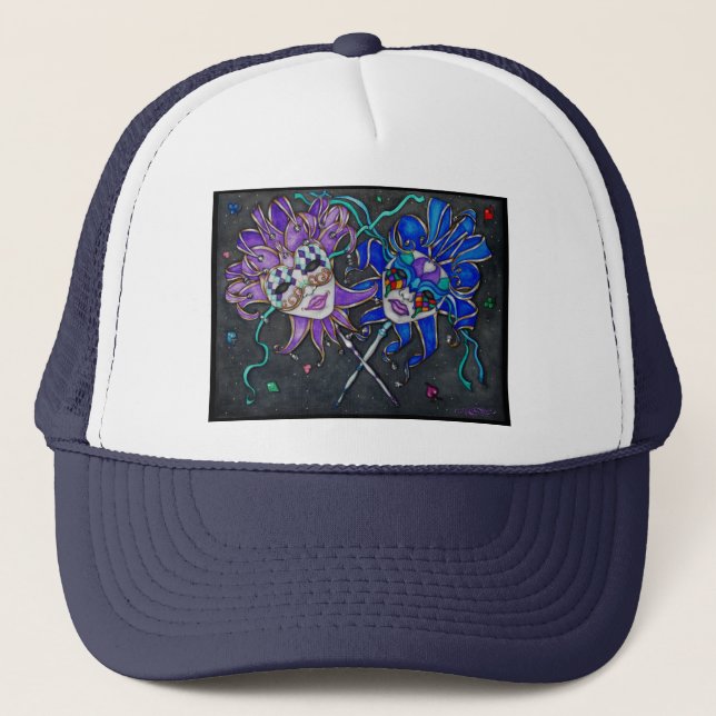 Comedy/Tragedy Jester Masks Keps (Framsida)