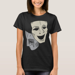 Comedy Tragedy Masks Theater Drama Klubb Matching  T Shirt