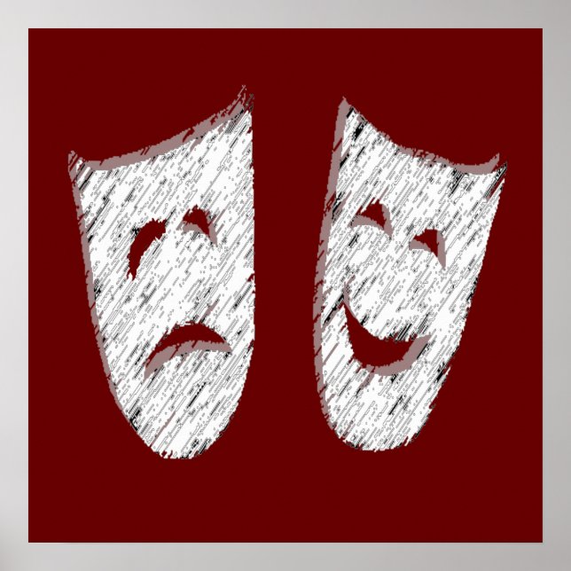 Comedy Tragedy Poster (Framsidan)