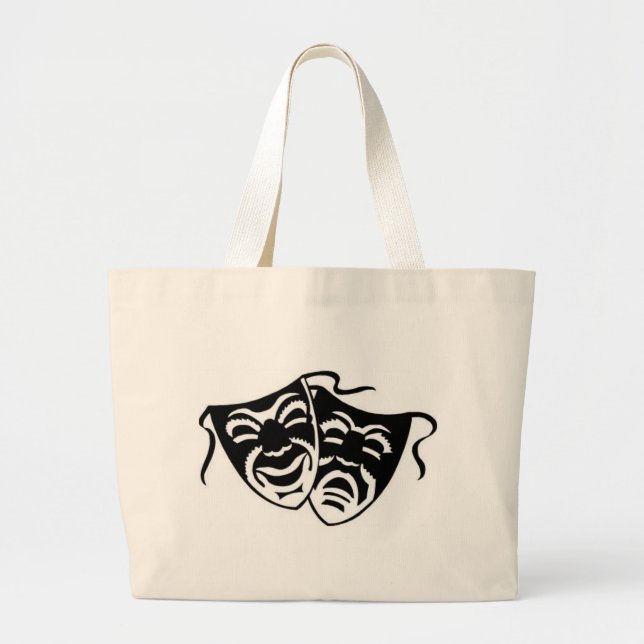 comedy_tragedyq jumbo tygkasse (Framsidan)