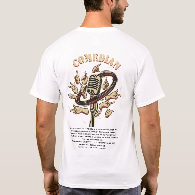 Comedy Vibes T Shirt (Baksida)