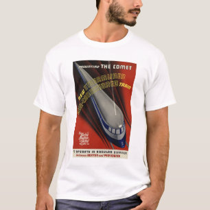 COMET Boston & Providence America Railways Ad. T Shirt