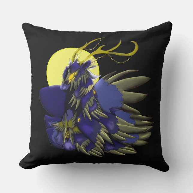 Comet Dark Fantasy Reindeer Holiday Humor  Kudde (Framsida)