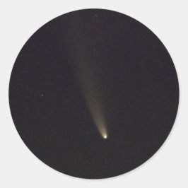 Comet NEOWISE i Natten Himlar Runt Klistermärke