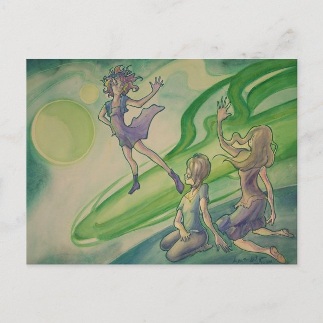 Comet Passerby Vykort (Framsida)