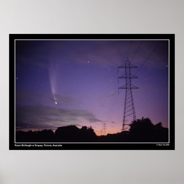 Comet & Power Linjer Poster (Framsidan)