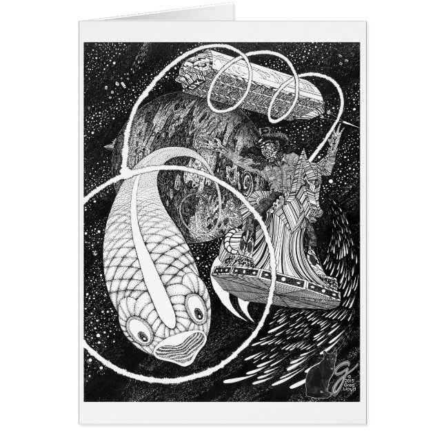 Cometboy Hälsningskort (Framsidan)