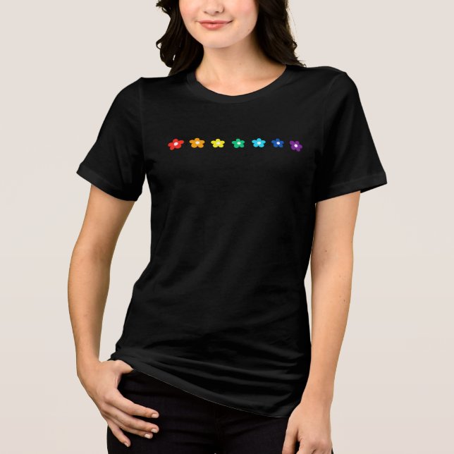 Comfort Colors Regnbågsprydnader Pride Tröja: Past T Shirt (Framsida)