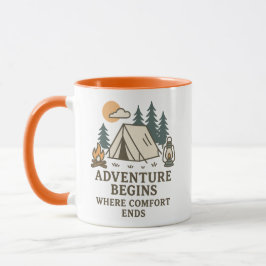 Comfort Ends | Camping Quote Combo Mug Mugg