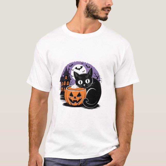 Comfort Färg Kids Halloween Shirt T (Framsida)