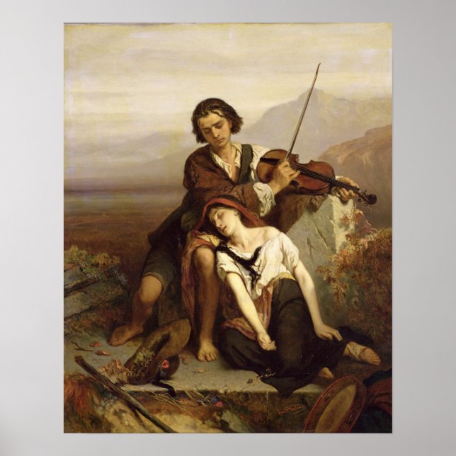 Comfort in Grief, 1852 Poster (Framsidan)