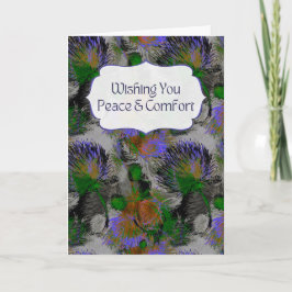 Comfort’s Wishes — Peace & Comfort Sympathy Card Kort